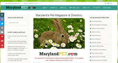 Desktop Screenshot of marylandpet.com